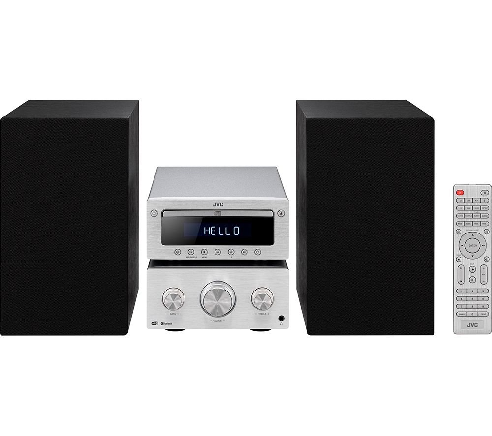 UX-D752 Wireless Traditional Hi-Fi System - Silver & Black