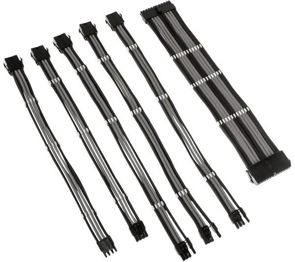 Kolink Core Adept Power Extension Cable Kit Black Grey