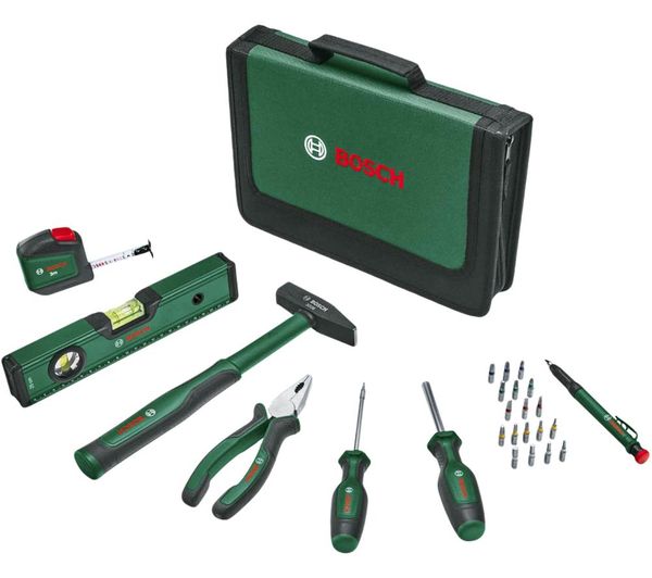 Bosch 1600a0275j 25 Piece Universal Hand Tool Set