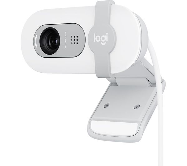Image of LOGITECH Brio 100 Full HD Webcam - White