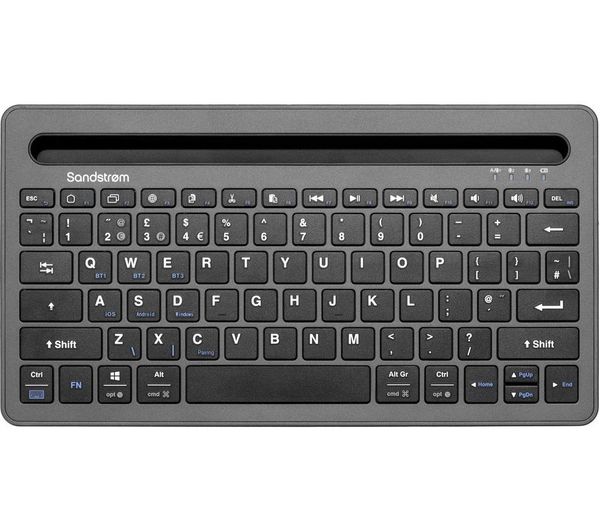 Sandstrom Sbttlkb25 Wireless Keyboard Black Grey