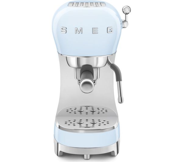 Smeg Ecf02pbuk Bean To Cup Coffee Machine Pastel Blue