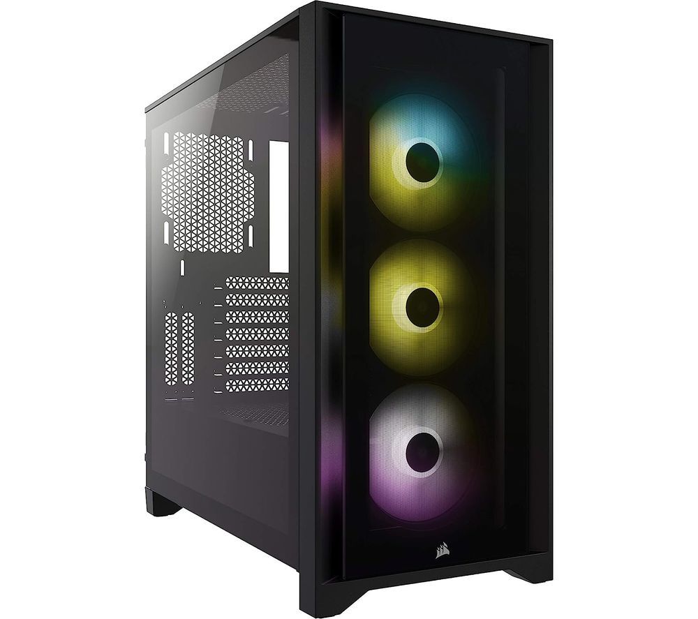 iCUE 4000X RGB ATX Mid-Tower PC Case - Black