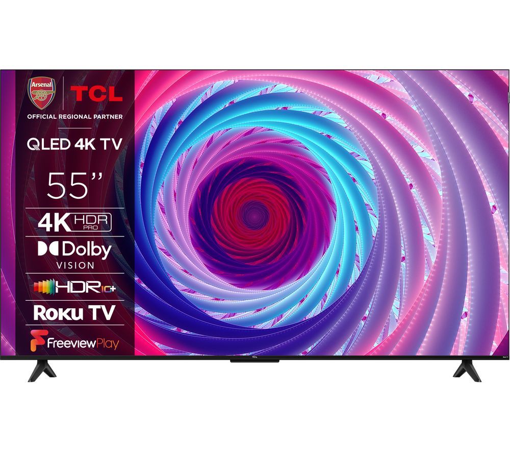 55RC650K Roku TV 55" Smart 4K Ultra HD HDR QLED TV