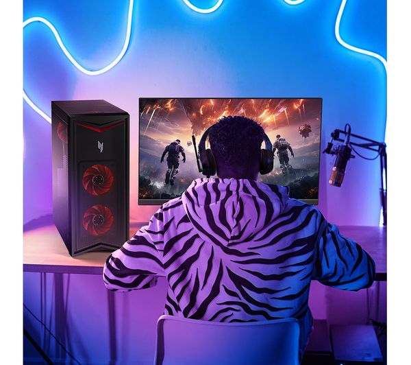 ACER Nitro N70-130 Gaming PC - AMD Ryzen 9, RTX 4070 SUPER, 1 TB