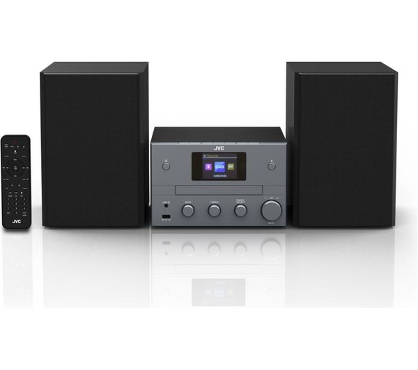 Jvc Ux D425b Bluetooth Traditional Hi Fi System Gun Metal