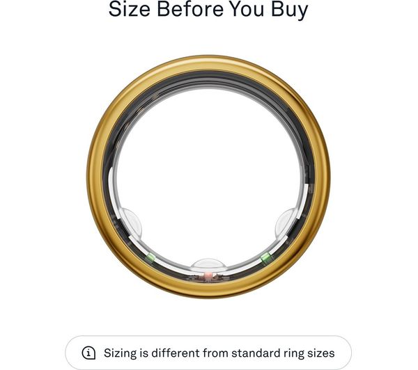 OURA Ring Gen3 Horizon - Gold, Size 9 - 000000000010311620