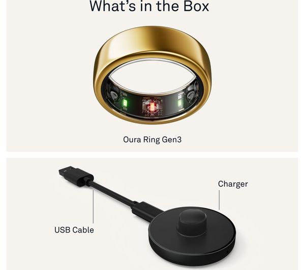 OURA Ring Gen3 Horizon - Gold, Size 9 - 000000000010311620