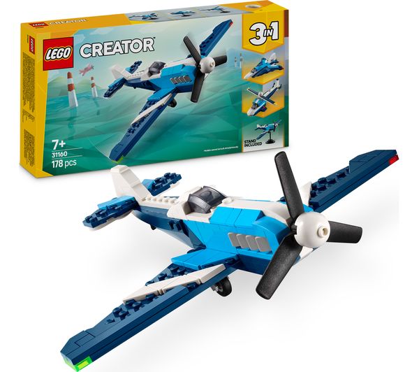 An image of LEGO Creator 31160 3-in-1 Aircraft: Race Plane Set