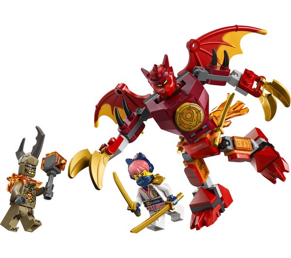 An image of LEGO Ninjago 71851 Kai's Dragon Mech Battle Pack