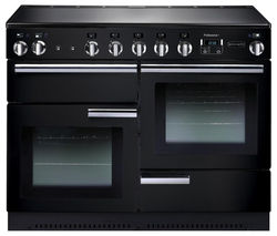 RANGEMASTER Professional+ 110 Electric Induction Range Cooker - Black & Chrome