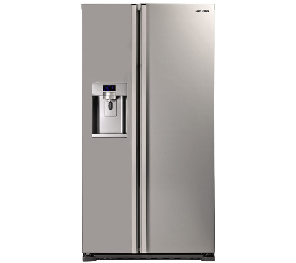 SAMSUNG RSG5UUMH American-Style Fridge Freezer - Manhattan Silver, Silver Review thumbnail