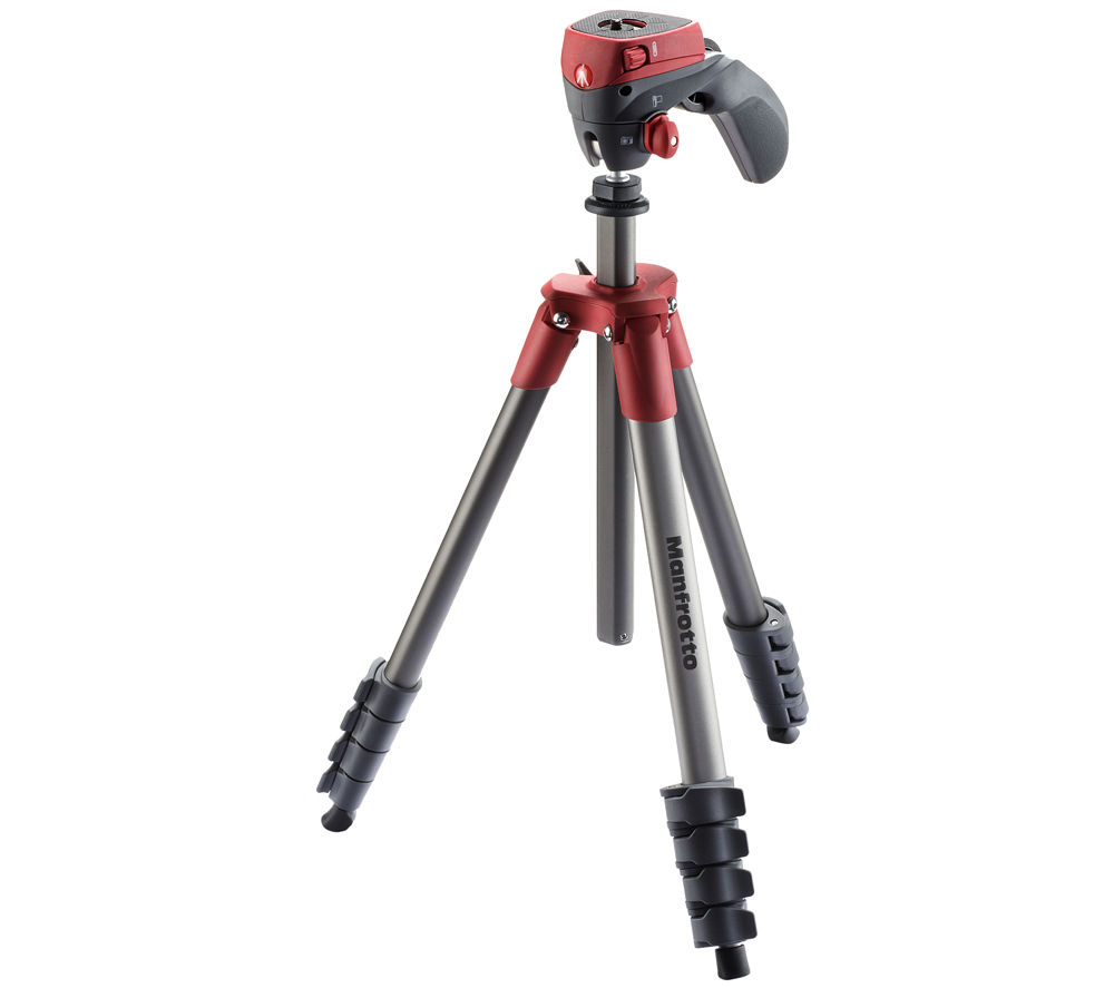 MANFROTTO Compact Action Red Tripod, Red Review