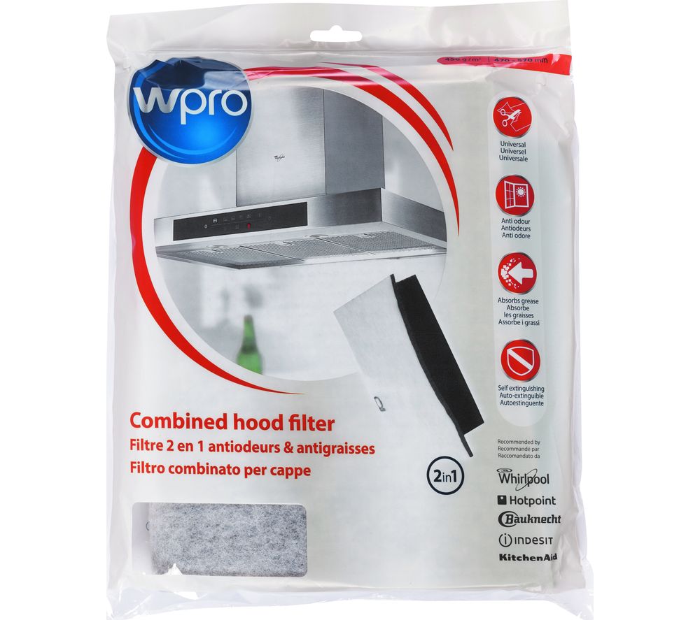 Buy WPRO UCF016 Universal Grease & Carbon Filter for Cooker Hoods