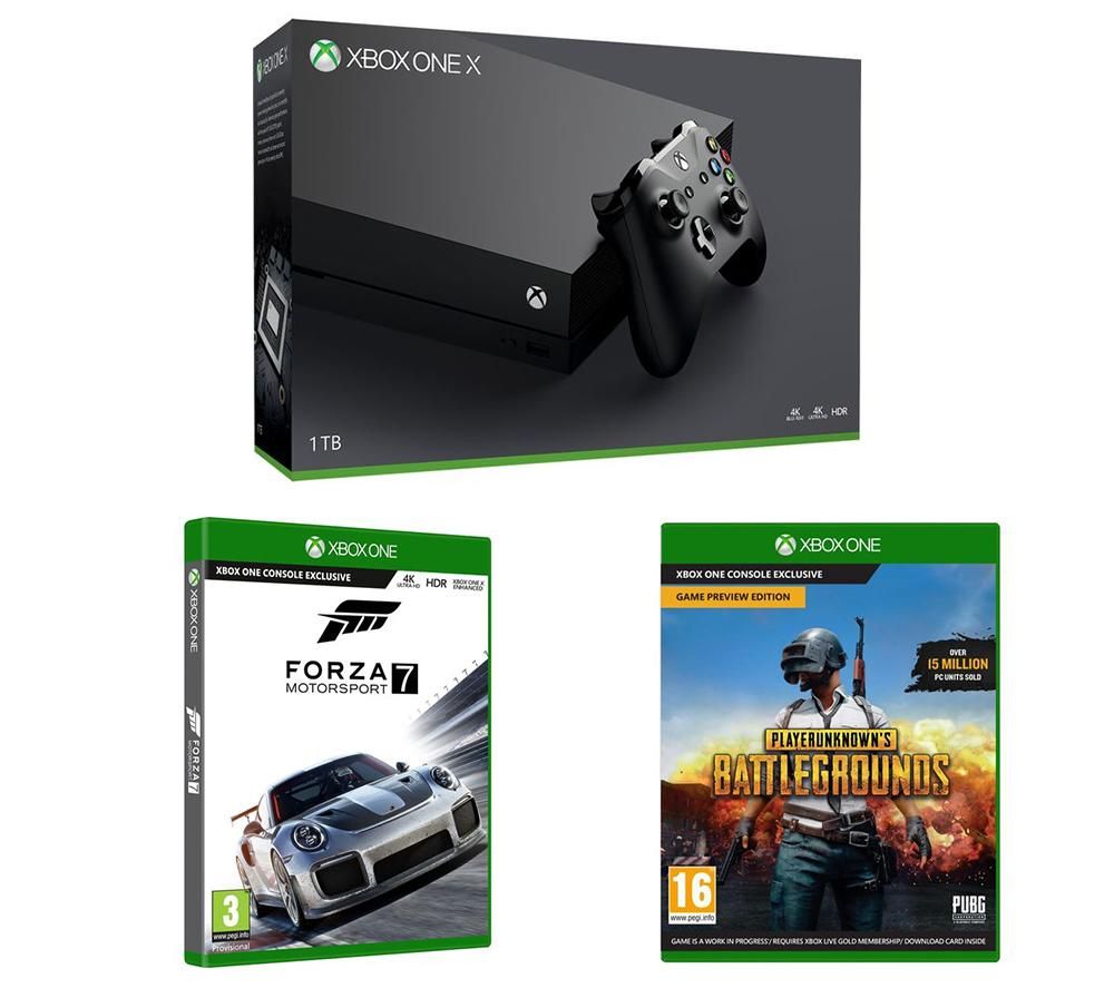 Buy MICROSOFT Xbox One X & Games Bundle Free Delivery Currys