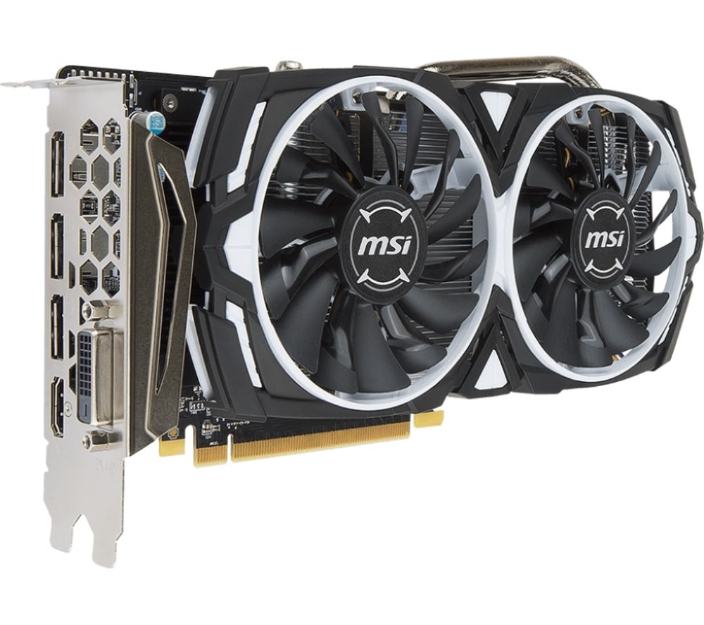 MSI Radeon RX 570 8 GB Armor OC Graphics Card Fast Delivery | Currysie
