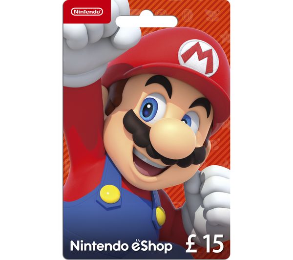 Nintendo Eshop Eshop Gift Card £15