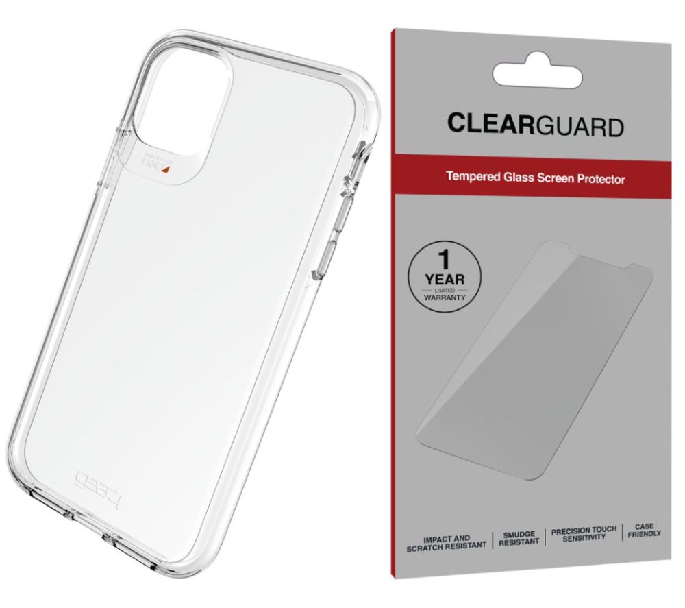 GEAR4 Crystal Palace iPhone 11 Pro Clear Case & InvisibleShield ClearGuard PET Screen Protector Bundle Review