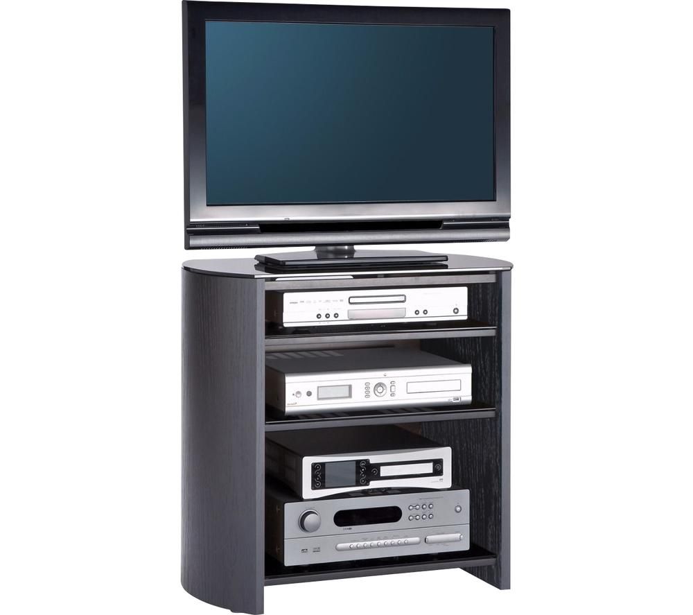Finewoods HiFi Series FW750/4 750 mm TV Stand - Black Oak