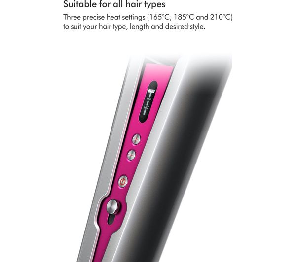 32299101 DYSON Corrale Hair Straightener Black Nickel & Fuchsia Currys Business