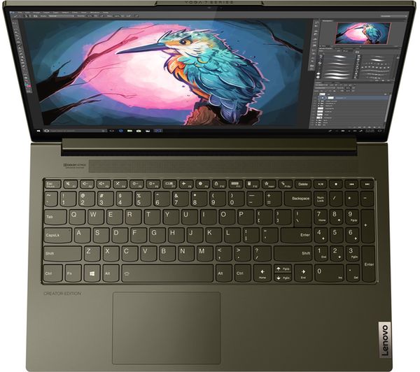 LENOVO Yoga Creator 7i 15.6" Laptop - Intel® Core™ i5, 512 GB SSD, Dark Moss Fast Delivery