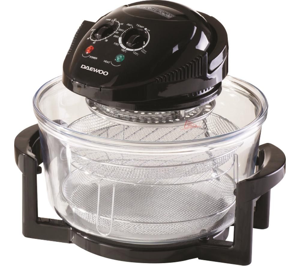 DAEWOO SDA1032 Deluxe Air Fryer - Black, Black