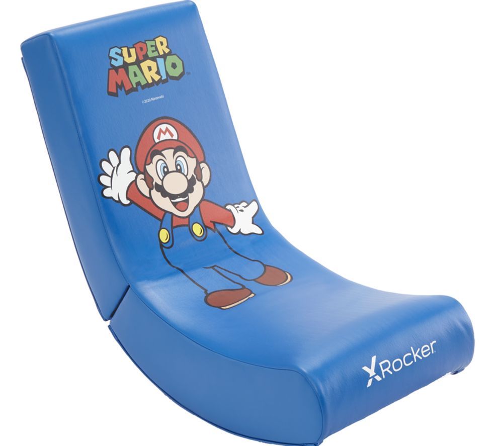 X ROCKER Video Floor Rocker Gaming Chair - Super Mario