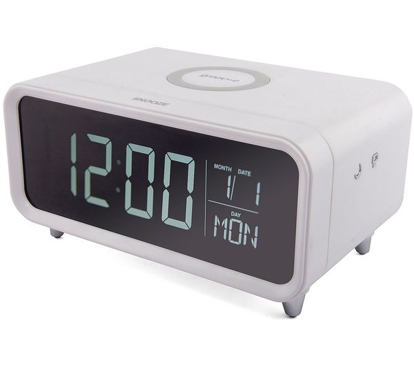 Groov E Athena Alarm Clock With, Alarm Clock Charger
