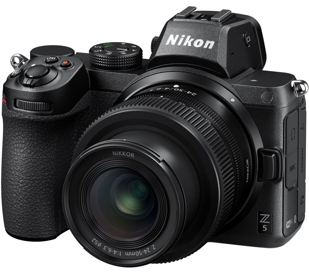 NIKON Z 5 Mirrorless Camera with NIKKOR Z 24-50 mm f/4-6.3 Lens - Black