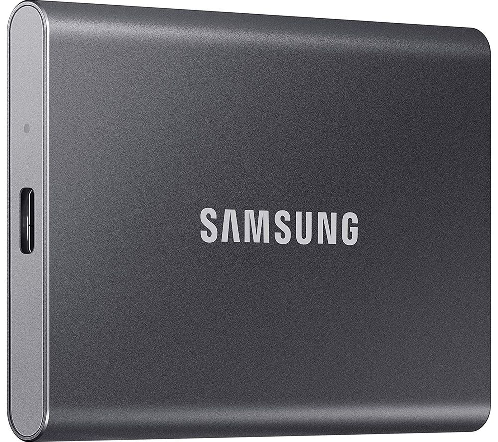 SAMSUNG T7 Portable External SSD - 1 TB, Grey