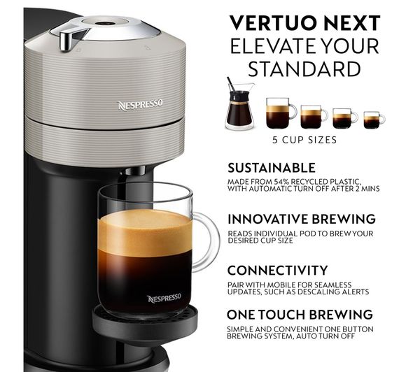 XN911B40 NESPRESSO by Krups Vertuo Next XN911B40 Pod Coffee Machine