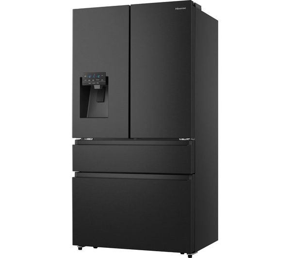 hisense rf728n4bff fridge freezer black stainless steel