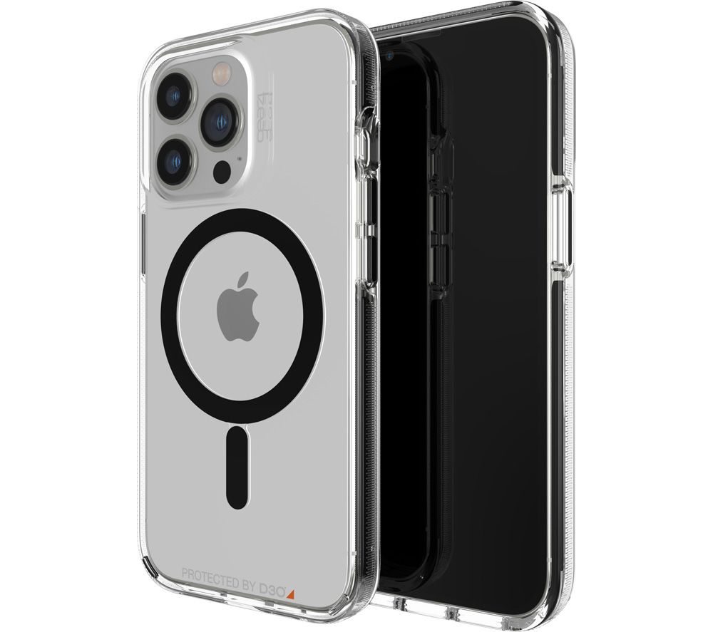 GEAR4 Santa Cruz iPhone 13 Pro Case - Clear & Black