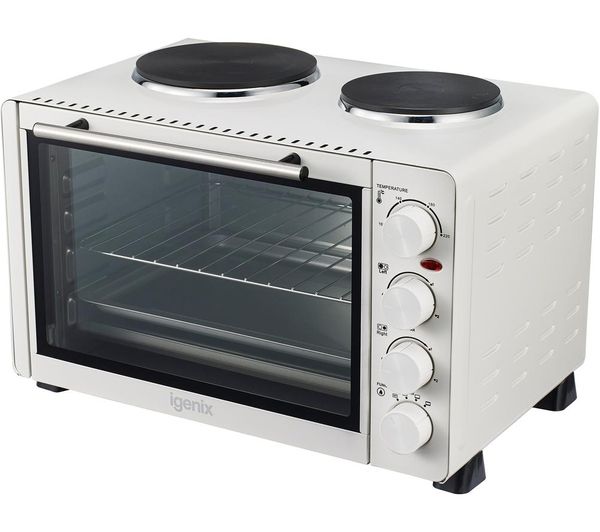 Igenix Ig7130 Electric Mini Oven White Black