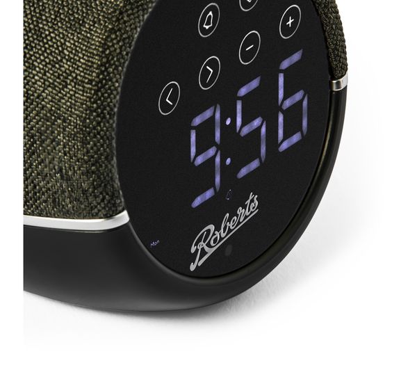 ZENBK ROBERTS Zen FM Clock Radio Black Currys Business