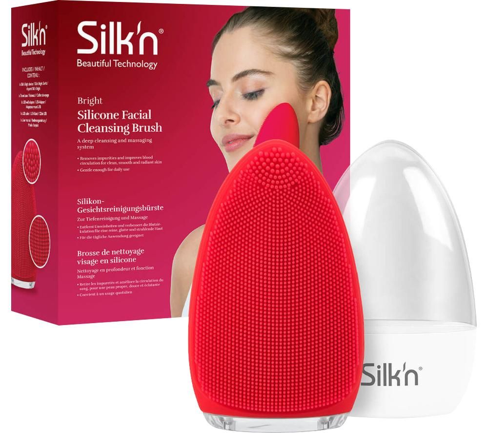 Bright FB1PUK001 Facial Cleansing Brush - Red