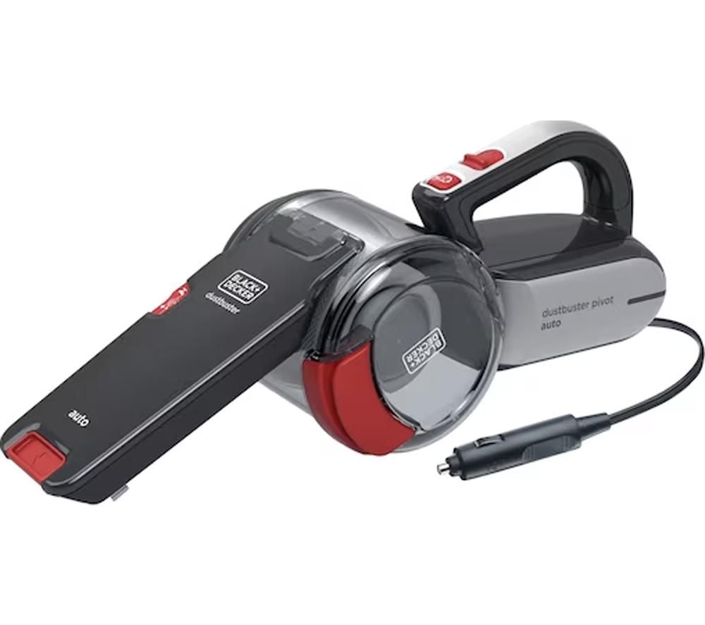 DustBuster Pivot Auto PV1200AV-XJ Handheld Vacuum Cleaner - Red & Grey