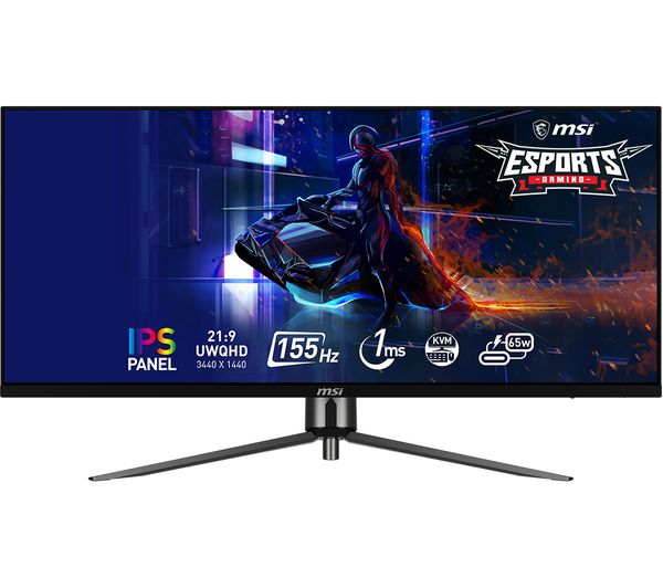 Msi Mag401qr Wide Quad Hd 40 Ips Lcd Gaming Monitor Black
