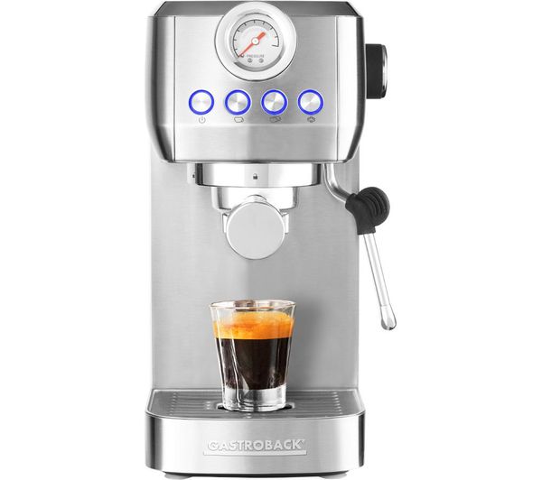 GASTROBACK Design Espresso Piccolo Pro Coffee Machine - Silver