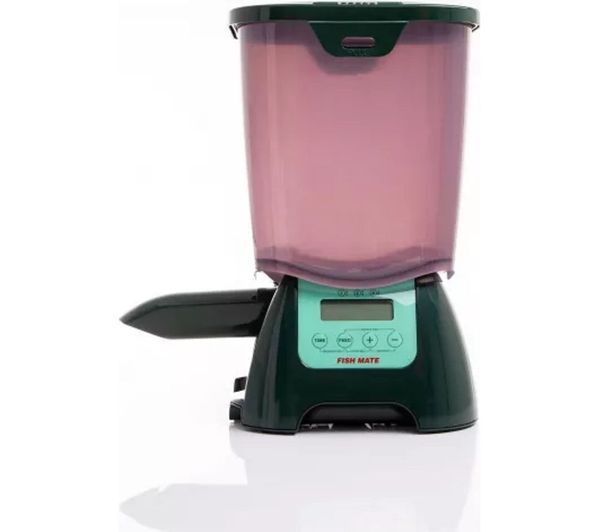 Closer Pets Fish Mate P7000 Automatic Fish Food Dispenser 7 Litre Green