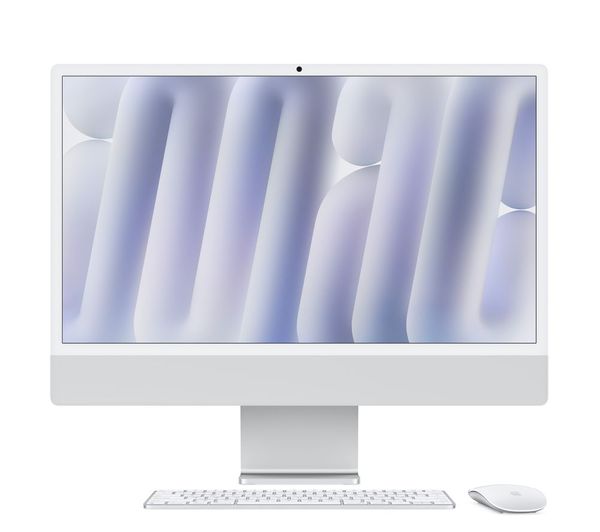 APPLE iMac 4.5K 24" (2024) - M4, 256 GB SSD, Silver