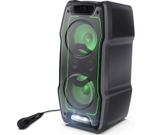 An image of SHARP XParty Sing PS-931 Portable Bluetooth Megasound Party Speaker - Black