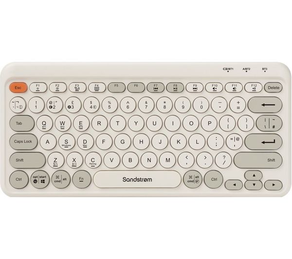An image of SANDSTROM SRDKBGY26 Wireless Keyboard - Grey