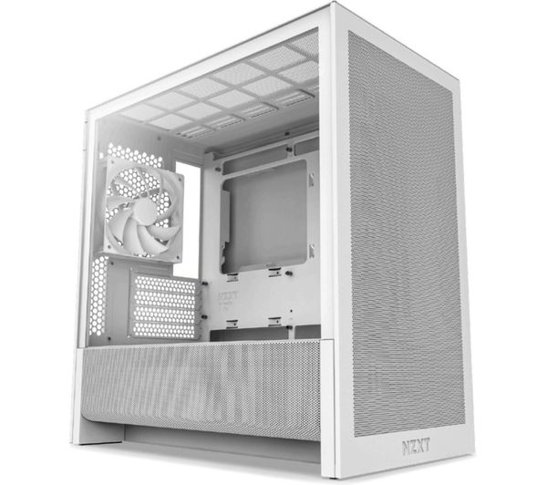 Nzxt H3 Flow Microatx Mid Tower Pc Case White
