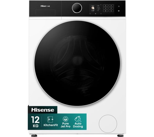 Hisense Kitchenfit 5i Series Wf5i1245bwr Wifi Enabled 12 Kg 1400 Spin Washing Machine White