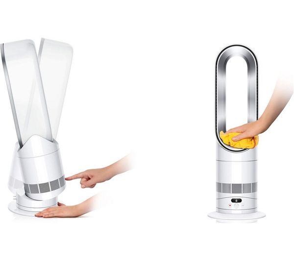 DYSON Hot+Cool HF1 Smart Fan - White - 586344-01 - Currys Business
