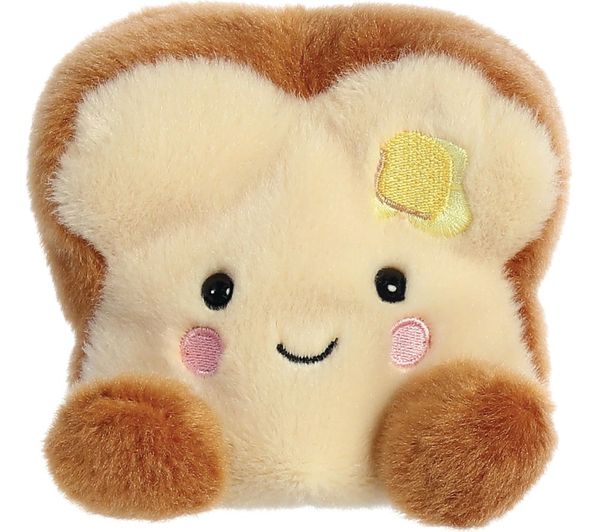 An image of PALM PALS Buttery Toast Soft Toy - Brown