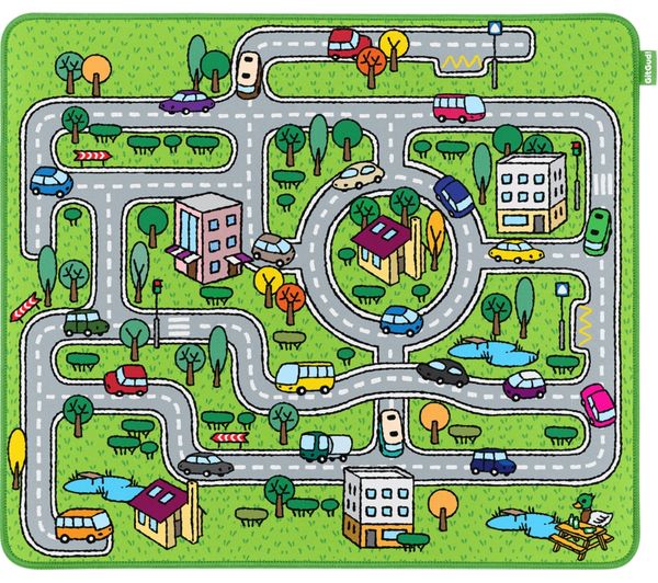 An image of GITGUD OG Road Mouse Mat - Multi-colour, XL
