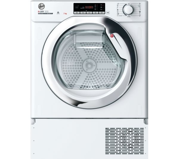 Hoover Batd H7a1te 80 Integrated Wifi Enabled 7 Kg Heat Pump Tumble Dryer