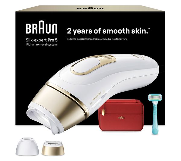 An image of BRAUN Silk-expert Pro 5 PL5221 IPL Hair Removal System - White